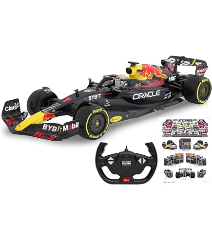 ColorBaby Rastar Ferrari F1-75 – Voiture Télécommandée Échelle 1/18 – Licence Officielle – 2,4 GHz – 6 Directions – Dès 6 Ans