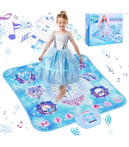Dansmat Voor Kinderen, Elektronische Dansmat Met Draadloze Bluetooth Voor Kinderen Van 3 12 Jaar Oplichtende Dansgame Muziekpad Met 9 Niveaus Verjaardagscadeaus T