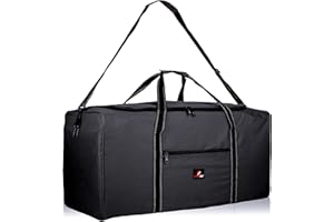 Roamlite Extra Große Reisetasche - Reisegepäcksgröße Reise Fitnessstudio Sporttasche - 76 x34 x37 cm - 0,75 kg, 100 Liter 2-XL XXL Enorm Riesig Wochenende Gym Duffle Bag - Schwarz RL30k