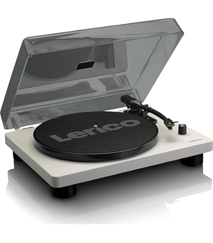 Giradischi Lenco LS-15BK Con Bluetooth - Riproduzione Vinili E Streaming Wireless - Foto 8