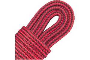 SULPO 2 Pary Sznurówki Trekkingowe Okrągłe 4 mm – Wytrzymałe Sznurowadła do Butów Trekkingowych, Roboczych, Górskich – Wzmocnione Końcówki, Odporne na Ścieranie i Wilgoć