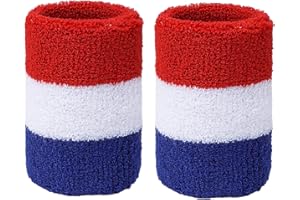 Yolev Polsini sportivi Fasce per il Sudore da Polso Elastiche che Assorbono il Sudore Braccialetti da Corsa per Fitness da Donna per Uomo