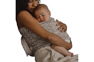 Studio Romeo - Bandeau Peau à Peau - Cadeau de Naissance - Ceinture Peau a Peau 100% Coton - Dès la naissance - Jusqu’à 3 mois - Motif Flow