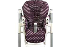 BAMBINIWELT BY RAFAEL K. Bambiniwelt, rivestimento di ricambio per Peg-Perego Prima-Pappa-Diner Stella BORDEAUX XX.