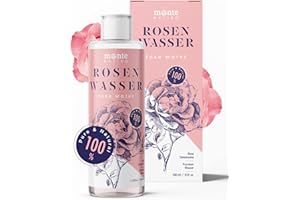 100% Woda różana Monte Nativo 500ml – 100% naturalna i czysta, toner do twarzy, naturalny różany hydrolat, potrójnie oczyszczony, kwiatowa woda różana