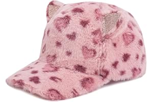 Gifts Treat Bambini Cappello Inverno Ragazze Cappello Berretti da Baseball Peluche Cappello Invernale