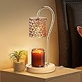 Suewow Candle Warmer Lamp, Candle Warmer with Timer Dimmer, with 2 Light Bulbs, Wax Melt for Scented Candles, Gifts for Mom.