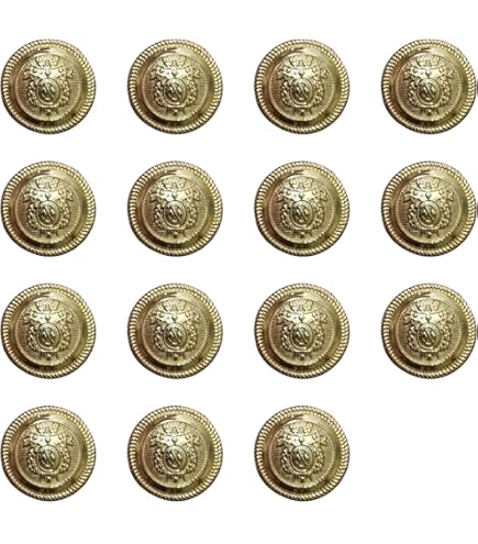 AERZETIX - C67985 - Lot De 10 Grands 20 Petits Boutons à Coudre Ronds 20/15 Mm à 4 Trous L32/L24 Avec Bord - Couleur Beige - Ouverture 2 Mm - En