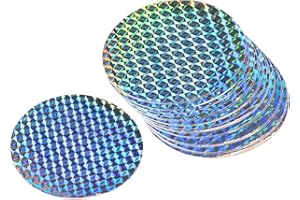 PATIKIL Odstraszacz ptaków urządzenia odblaskowe, 20 sztuk, samoprzylepne odbłyśniki do drzwi okiennych balkonowych, 20 sztuk, srebrne