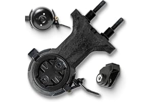 CloseTheGap Raceday DM Carbon Bicycle Computer Mount - Bicycle Handlebar Mount for Mounting on Standard Steering Cams, with A