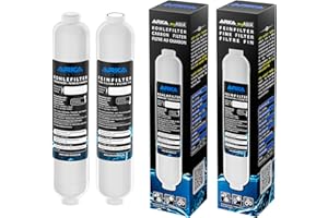 ARKA AQUATICS ARKA myAQUA 190/380 Feinfilter & Kohlefilter Set - zur Filterung von Schmutzpartikel und Verunreinigungen, für Osmoseanlagen