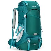 HOMIEE Hiking Backpack 50-60L Lightweight Waterproof Backpacks Trekking Travel with Rain Cover Outdoor Sports Backpack for Cl