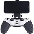 CAMKIX Compatible Phone Mount and Skin Replacement for PS4 Controller - Ideal for PS4 Remote Play/Mobile Gaming - Adjustable Viewing Angle and Grip