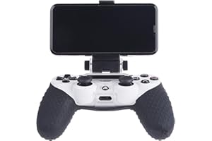 CAMKIX Supporto Telefono e Skin in Silicone per Controller PS4 – Ideale per Remote Play/Mobile Gaming PS4 – Angolo di Visuale Regolabile – Adattabilità Perfetta - Massimo Comfort e Grip