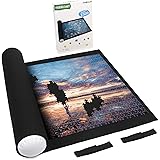 LAVIEVERT Jigsaw Puzzle Roll Mat Puzzle Storage Puzzle Saver, Environmental Friendly Material, Store Jigsaw Puzzles Up to 1,5