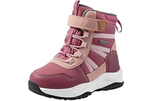 Harvest Land Kids Waterproof Winter Snow Boots for Girls & Boys - Lightweight, Non-Slip, Warm Outdoor Hiking Shoes