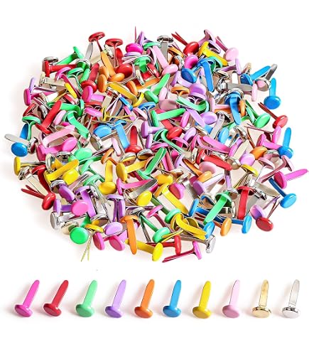 500 Attaches Rapides Métal PATIKIL - Pour Scrapbooking Et DIY 500 Attaches Rapides Métal PATIKIL - Pour Scrapbooking Et DIY
