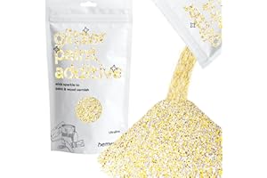 Hemway Silver & Gold Glitter vernice additivo 100 g / 3,5 once di lattice acrilico emulsione Paint - Interior & Exterior parete, soffitto, legno, vernice, piatta Morto, Matt, lucido, raso, seta