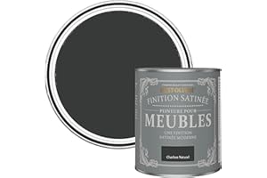 Rust-Oleum Peinture Noire pour Meubles, Finition Satinée - Charbon Naturel 750ml