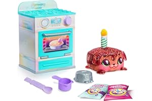 Cookeez Makery Party Treatz Oven Mix & Make a Birthday Cake Plush Best Friend, Place your Dough in the Oven and Be Amazed When a Warm, Scented, Interactive, Birthday Cake Plush Friend Comes Out