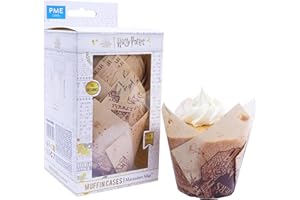 PME Harry Potter Pirottini Tulipano, set di 24, Marauders Map
