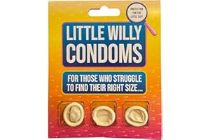Diabolical Little Willy Condoms - Penis Gifts, Safer Sex, Close Fit Condoms for Men, Funny Gifts for Men, Rude Gifts for Him
