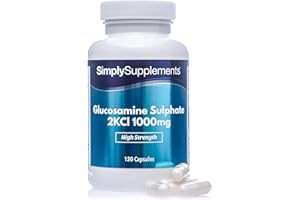 ‎SIMPLY SUPPLEMENTS Glucosaminsulfat 1000mg - 120 Kapseln - Versorgung für 4 Monate - SimplySupplements