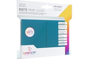 Gamegenic GGS11028ML Matte Prime Sleeves (100-Pack), Blue