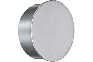 FIREFIX A130/K FAL Ofenrohrkapsel/Wandfutterdeckel, ø 130 mm - für 0,6 mm Starke Ofenrohre, Silber