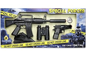 GONHER - 4466 - Jeu De Tir - Set Police - Fusil + Pistolet - Special Force