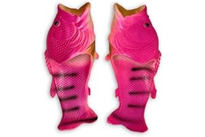 GEQ Fisch Sandalen, Hausschuhe, Schlappen, Pool-, Strand-, Duschschuhe, Geschenk für Angler, Unisex Sandalen, Männer, Frauen & Kinder