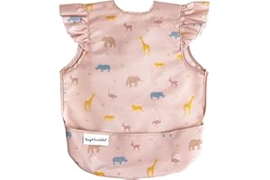 Tiny Twinkle Baby Lätzchen Abwaschbar asserdicht Baby Lätzchen Für Kleinkinder von 6-24 Monaten Maschinenwaschbar und verstellbarer Seitenverschluss ideal für die Reise Lätzchen