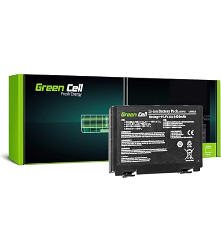 Green Cell® Standard Série A32-K52 Batterie Pour ASUS A52F A52J A52N