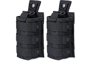 KEESIN Funda Universal Táctica para Radio, 1000D Nylon Militar Molle Radio Funda para Baofeng Motorola Midland CB Walkie Talkies(2 Paquete)