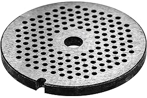 vhbw Lochscheibe Gr. 32, Lochdurchmesser 4mm, 13,4mm Bohrung, Stahl z.B. kompatibel mit ADE, Caso, Fama, KBS, Porkert Fleischwolf