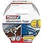 tesa Aluminium Klebeband / Selbstklebendes Aluminiumband für Reparaturen von metallischen Oberflächen / 10m x 50mm