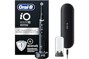 ‎ORAL-B Oral-B iO 10 Czarna szczoteczka elektryczna stworzona w technologii Braun