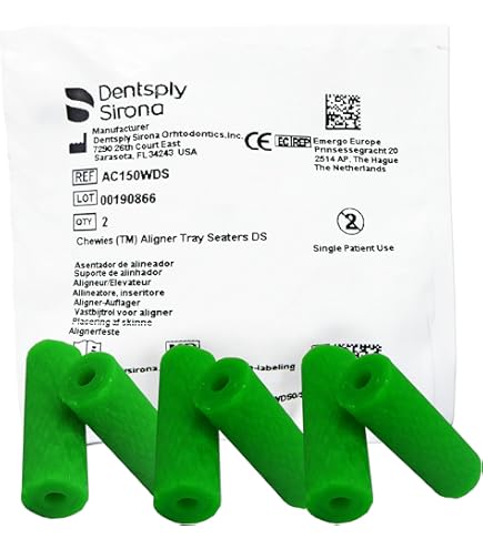 SKHAOVS 16 Pezzi Aligner Chewies Per Allineatore Allineatori Seater Aligner Di Vassoio Chewies, Ortodontico Morso Stick Aligner Chewies Vassoi Masticatori Allineatore Vassoi - Foto 2