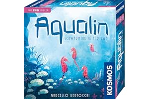 KOSMOS 691554 Aqualin - Schwarmtaktik Für Zwei, Spiel Für Zwei Personen, Brettspiel Für Genau 2 Spieler Ab 10 Jahren, Strategiespiel