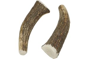 KIRA & GARA Kira&Gara® Pack de 2 Unidades Asta de Ciervo Natural para Perros Tamaño S (40-70gr) – Mordedor 100% Natural, Hueso para Salud Dental Óptima, Juguete Duradero, Alternativa Saludable