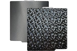 JUUPINE 3D Printer Build Plate Smooth PEO+Smooth PET 257x257mm Spring Steel Sheet for Bambu Lab X1/X1C/X1E/P1P/P1S/A1 Flexible Sheet Removable Platform Heatingbed.