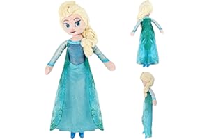 BGTLJKD Elsa Peluche, 40cm Elsa Poupée Peluches Frozen Elsa Jouets en Peluche Frozen Poupée en Peluche Poupée Frozen Mignonne Frozen Elsa Poupée Cadeaux de Fête d'enfants pour l'anniversaire