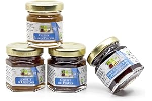 CELLIER DU PÉRIGORD Lot de 4 Confits pour Foie Gras soit 190g
