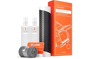 Luxshield Car Bumper Protector Set for i3 I01 Facelift I 2017-2022 - Rear Bumper guards for cars, anti scratch, Paint Protector For Sill Lip - Carbon Black