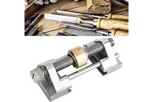 ZERODIS Gabarit de guidage d'affûtage, outils fins Système d'affûtage en acier inoxydable Ensemble d'affûteuse de couteaux avec serrage latéral de rouleau Affûtage de bord de ciseau à angle fixe