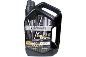 Valvotech 5W30 5W/30 C2/C3 Dexos 2 Low Saps Fully Synthetic Car Van Engine Oil - 5 Litre