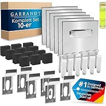 Cimaise In Dibond Grigio Autoadesivo - 10 Strisce 45x45 Mm, Portata 1.5 Kg, Per Appendere Poster E Decorazioni - Foto 9