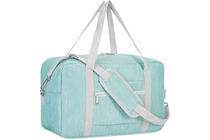 Narwey Bolsa Viaje Ryanair 40x20x25cm Bolsa de Viaje Plegable Equipaje Ligera de Mano Mochila Avion Bolsa de Fin de Semana Bolsa de Deporte 20L(Verde Menta)