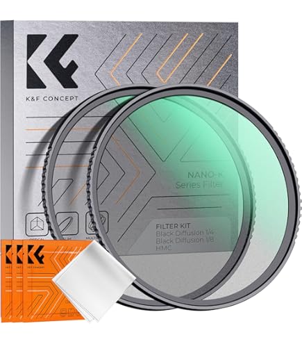 K&F CONCEPT Nano-Klear 67mm Filtro Black Diffusion 1/4, Filtro Black