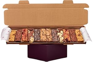 Simply Cake Co. - Original Mix - 12 Pieces - Homemade Brownies & Blondies - Delicious Selection - Premium Ingredients - Gooey & Indulgent - Brownie Mix - Luxury Treats - Flavourful